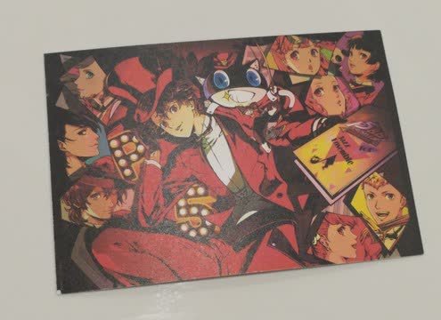 音樂會入場者的特典贈品:Persona 5 角色爵士樂團主題明信片。